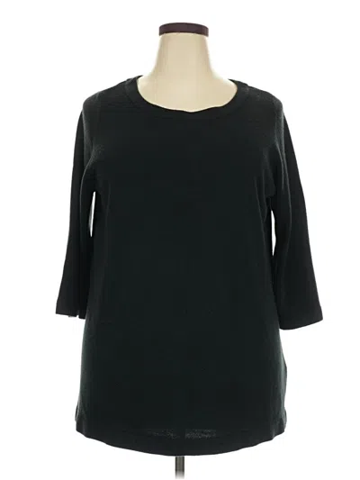 Pre-owned Avenue Pullover Sweater In Black