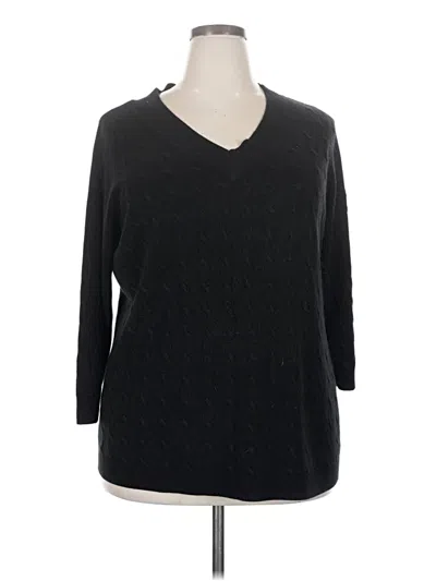 Pre-owned Avenue Pullover Sweater In Black
