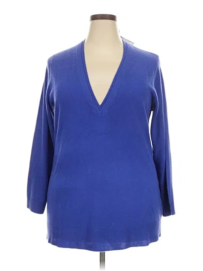 Pre-owned Avenue Pullover Sweater In Blue
