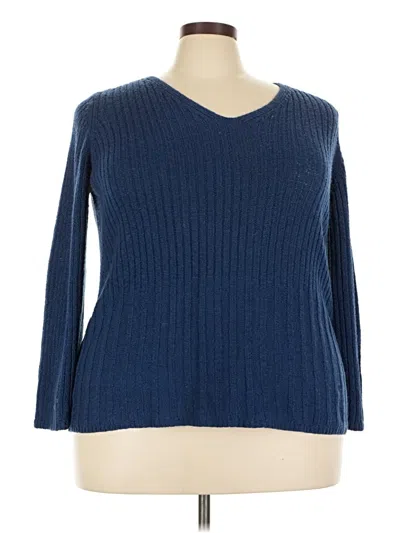 Pre-owned Avenue Pullover Sweater In Blue