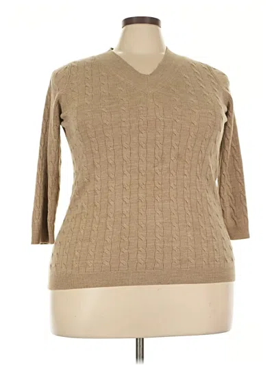 Pre-owned Avenue Pullover Sweater In Brown