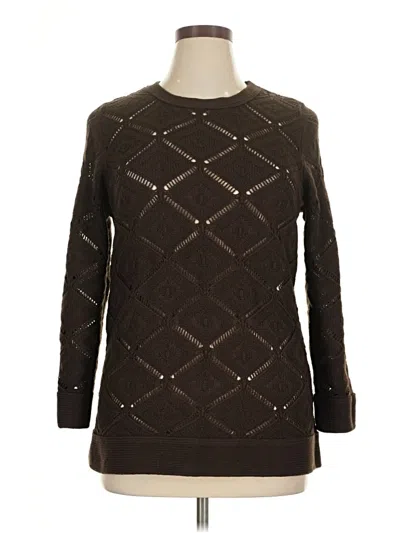 Pre-owned Avenue Pullover Sweater In Brown