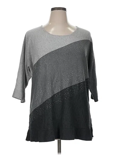 Pre-owned Avenue Pullover Sweater In Gray