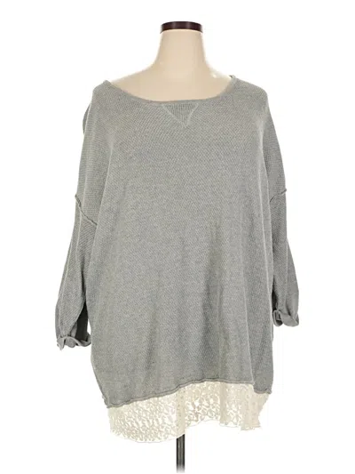Pre-owned Avenue Pullover Sweater In Gray