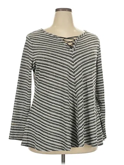 Pre-owned Avenue Pullover Sweater In Gray