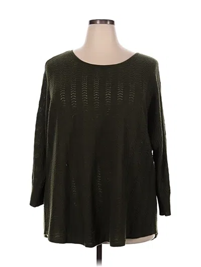 Pre-owned Avenue Pullover Sweater In Green