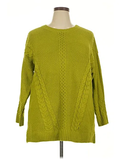 Pre-owned Avenue Pullover Sweater In Green