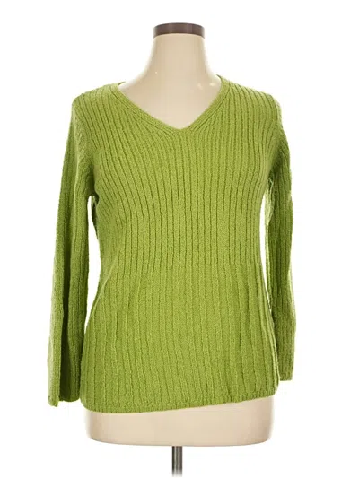 Pre-owned Avenue Pullover Sweater In Green