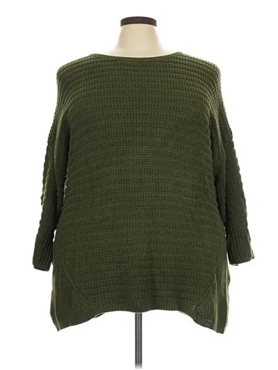 Pre-owned Avenue Pullover Sweater In Green