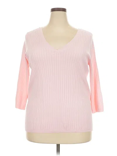 Pre-owned Avenue Pullover Sweater In Pink
