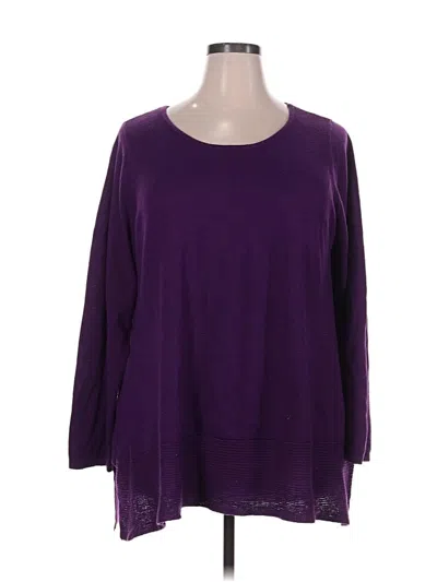 Pre-owned Avenue Pullover Sweater In Purple