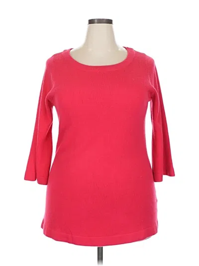 Pre-owned Avenue Pullover Sweater In Red