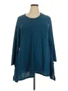 Avenue Pullover Sweater In Teal