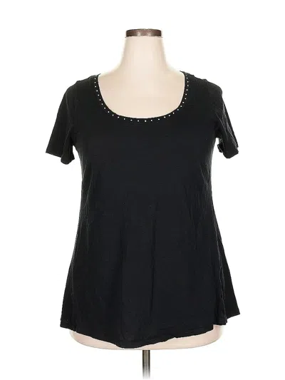 Pre-owned Avenue Short Sleeve T-shirt In Black