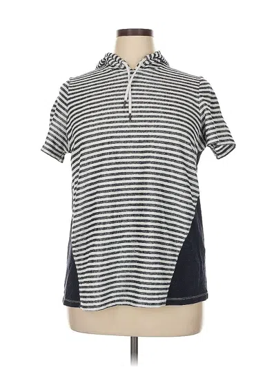 Pre-owned Avenue Short Sleeve T-shirt In Gray