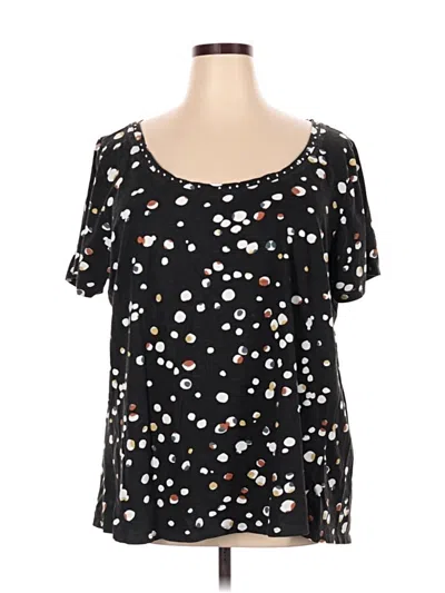 Pre-owned Avenue Short Sleeve T-shirt In Black