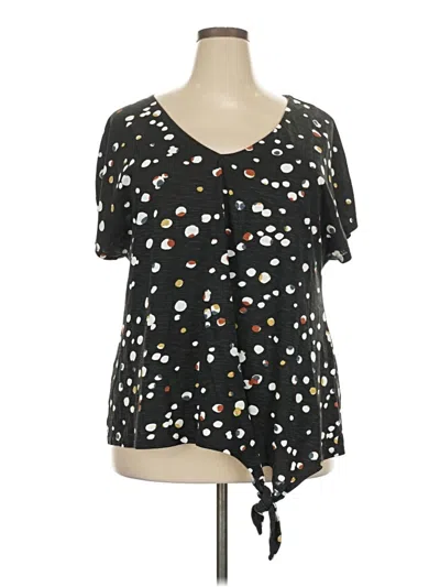 Pre-owned Avenue Short Sleeve T-shirt In Black