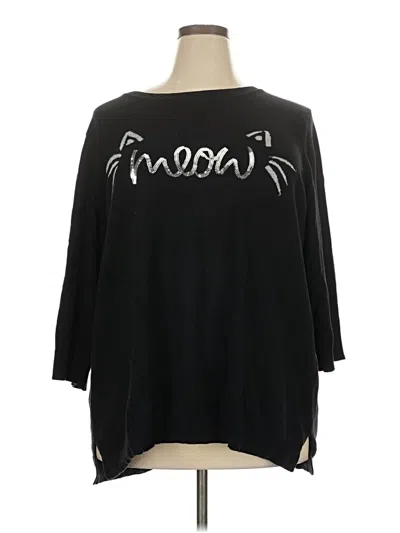 Pre-owned Avenue Short Sleeve T-shirt In Black