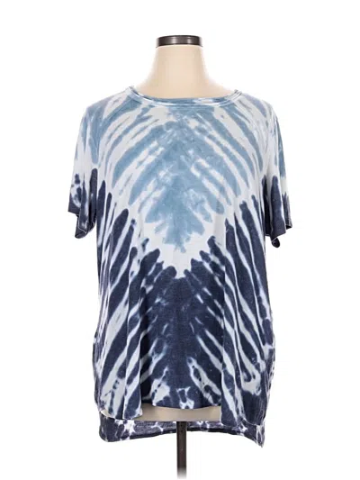 Pre-owned Avenue Short Sleeve T-shirt In Blue