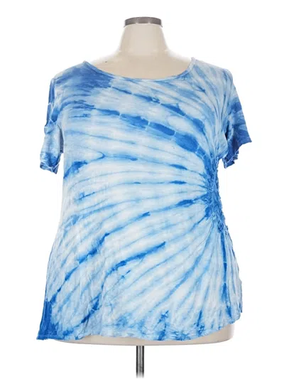 Pre-owned Avenue Short Sleeve T-shirt In Blue