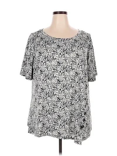 Pre-owned Avenue Short Sleeve T-shirt In Gray