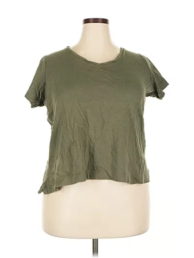 Pre-owned Avenue Short Sleeve T-shirt In Green