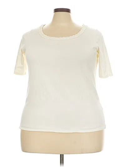 Pre-owned Avenue Short Sleeve T-shirt In Ivory