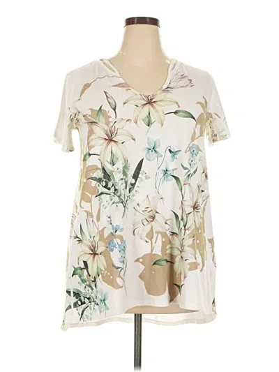 Pre-owned Avenue Short Sleeve T-shirt In Ivory