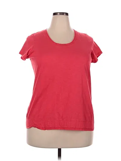 Pre-owned Avenue Short Sleeve T-shirt In Red