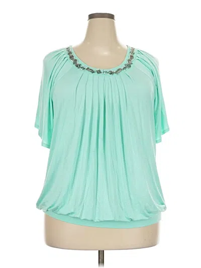 Pre-owned Avenue Short Sleeve T-shirt In Teal