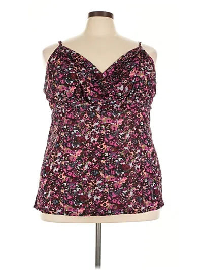 Pre-owned Avenue Sleeveless Blouse In Purple