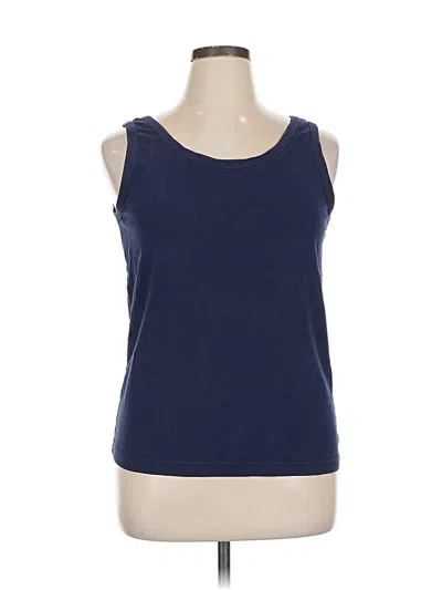 Pre-owned Avenue Sleeveless T-shirt In Blue