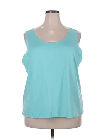 Pre-owned Avenue Sleeveless T-shirt In Blue