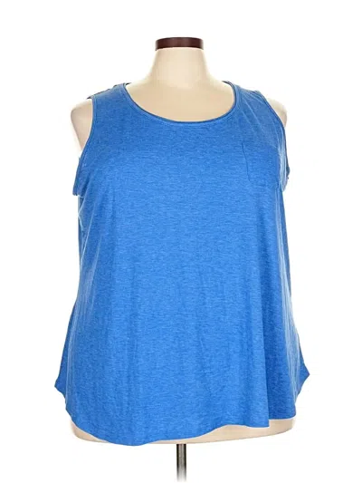 Pre-owned Avenue Sleeveless T-shirt In Blue