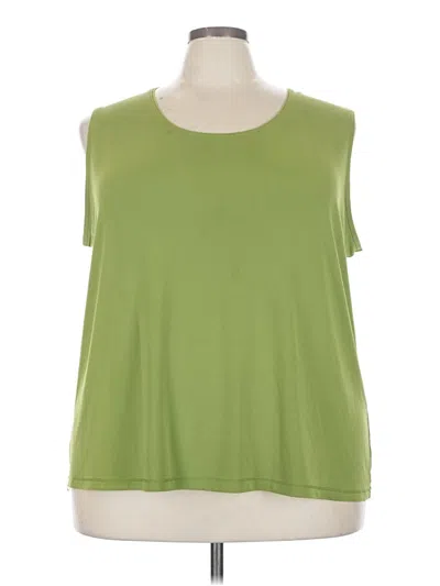 Pre-owned Avenue Sleeveless T-shirt In Green