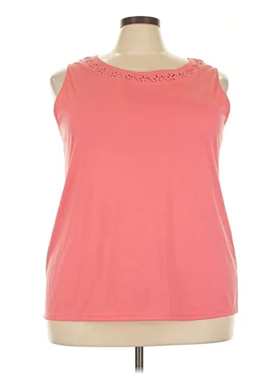 Pre-owned Avenue Sleeveless T-shirt In Pink