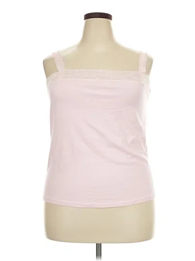 Pre-owned Avenue Tank Top Pink Strapless Neckline Tops