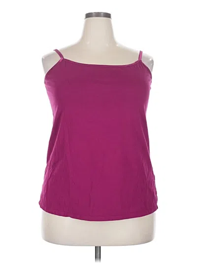 Pre-owned Avenue Tank Top Purple Strapless Neckline Tops