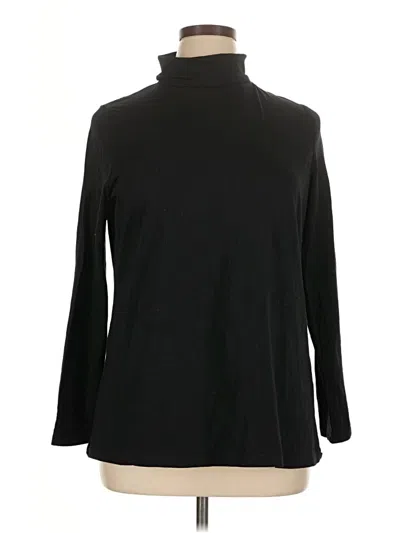 Pre-owned Avenue Turtleneck Sweater In Black