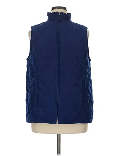 Pre-owned Avenue Vest In Blue
