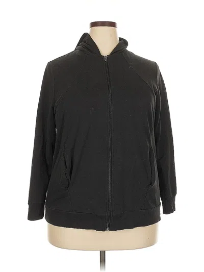 Pre-owned Avenue Zip Up Hoodie In Black