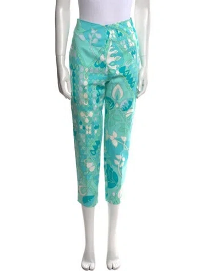 Pre-owned Averardo Bessi Printed Straight Leg Pants In Multi