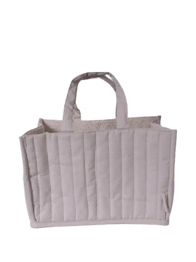 Avery Row Nappy Caddy Quilted Changing Bag In Neutral