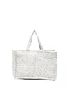 Avery Row Quilted Logo-print Changing Bag In Blue