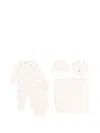 Avery Row Rabbit-motif Babygrow Set In White