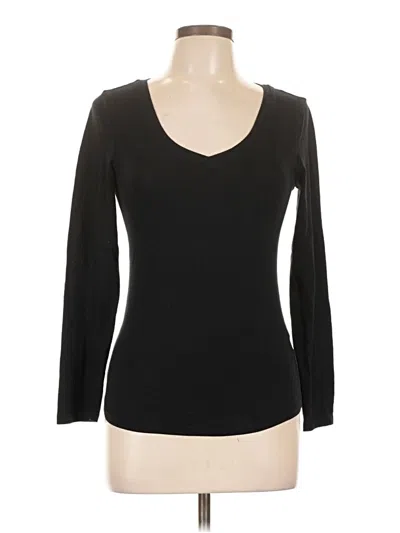 Pre-owned Aveto 3/4 Sleeve T-shirt In Black