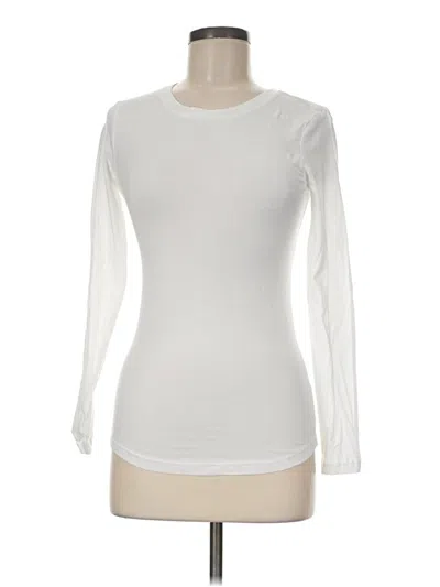 Pre-owned Aveto Long Sleeve T-shirt In White