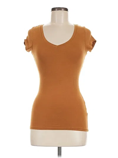Pre-owned Aveto Sleeveless T-shirt In Brown