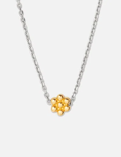 Avgvst Beaded Flower Necklace In Multi