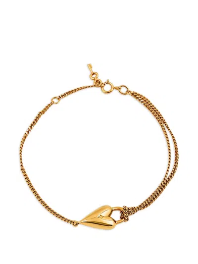 Avgvst Heart And Key 手链 In Gold